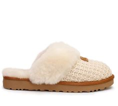 Premium Quality UGG Women's Size 7 Cream Cozy Soft Knit Comfy Slippers 1117659 New, Womens Shoes Altered State, Ugg Women, Top Clothes, Comfy Slippers, My Shopping List, Ugg Slippers, Loose Top, Knitted Slippers, Swag Shoes