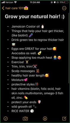 Hair Growth Methods, Black Hair Growth, Healthy Hair Routine, Healthy Natural Hair Growth, Hair Growth Foods, Natural Hair Growth Tips, Natural Hair Treatments, How To Grow Your Hair Faster, Hair Care Growth