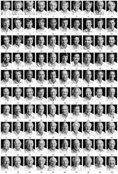 an image of many different faces in black and white