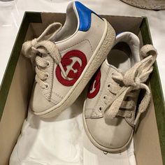 Gently Used Toddler Sneakers. Size 20 Gucci Sneakers, Toddler Sneakers, Gucci Shoes, Kid Shoes, Size 20, Kids Shoes, Kids Shop, Shoes Sneakers, Gucci