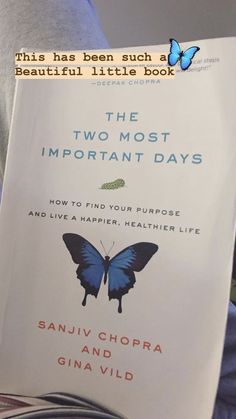 the two most important days book is open