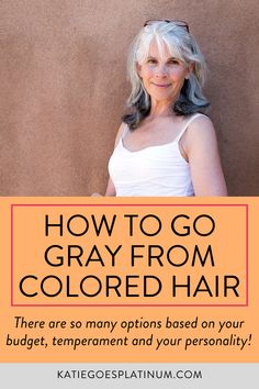 Ready to ditch the dye and free yourself from the salon cycle? This ultimate guide covers everything you need to know about transitioning from colored hair to gorgeous gray! Discover methods like the "cold turkey" approach, salon techniques, and tips for managing the grow-out phase. Embrace your natural beauty and rock your silver hair with confidence! Grow Out Platinum Hair, How To Reverse Gray Hair Naturally, Letting Gray Hair Grow Out Coloring, Shampoo For Growing Out Gray Hair, Silver Hair Toner, How To Tame Wiry Gray Hair, Long Natural Curly Hair