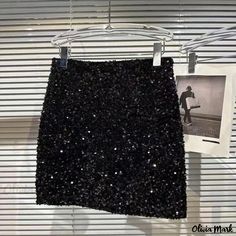 Olivia Mark - Sequin Sparkle Bodycon Skirt for Junior Fashionistas - Stylish and Chic Mini Skirt Chic Mini Skirt, Elegant Midi Skirt, Sequined Skirt, Spring Girl, Half Skirt, Bodycon Skirt, Elegant Skirt, Skirt Women, Girl Party