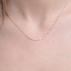 "Solid Gold Diamond Necklace, Bar Necklace Diamond, High Quality Necklace, Valentine's Day Gif, Exculusive Gift, Christmas Gift, Special Gift * Made to Order * Gold KT: 14K or 18K * Custom Gold Color: Rose Gold, Yellow Gold, White Gold * Total CTW: 0.30 ctw * Diamond Color-Clarity: E Color VS Clarity If you have any additional questions about this necklaces, just hit the \"Message \" button and we will get back to you within a few hours. ★ ★ ★ Each order will be beautifully packaged for gift giv Classic Bar Necklace With Diamond Accents For Gifts, Diamond Bar Necklace Fine Jewelry Gift, Fine Jewelry Diamond Bar Necklace As Gift, Diamond Bar Necklace Gift Fine Jewelry, Fine Jewelry Diamond Bar Necklace Gift, Yellow Gold Bar Necklace With Diamond Accents As Gift, Minimalist Bar Necklace With Single Cut Diamonds For Gift, Diamond Bar Necklace With Diamond Accents As Gift, Gold Bar Necklace With Single Cut Diamonds As Gift