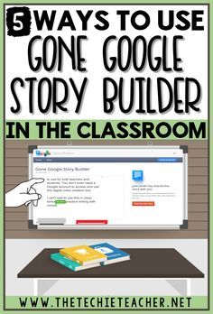 there is a poster with the words 5 ways to use google story builder in the classroom