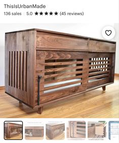 an old wooden cabinet is being displayed on the website for $ 5, 500 or more