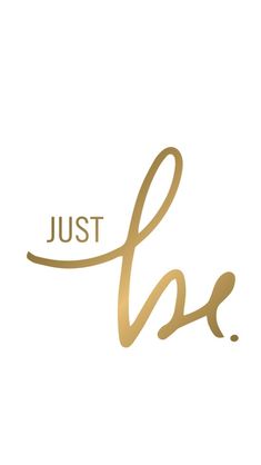 the logo for just b c's is shown in gold and black on a white background