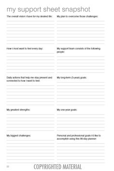 Amazon.com : InnerGuide 90-Day Goals Planner with Journal & Organizer, Monthly, Weekly, Daily Appointment Book, Your Life Coach in a Book, Makes a Thoughtful Gift : Office Products Life Coaching Worksheets, Importance Of Self Care, Printable Habit Tracker, Success Planner, Mental Health Activities, Goals Life, Life Coaching Tools, Writing Therapy, Coaching Tools