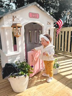 DIY Playhouse – Kaytlen Young Playhouse Redo, Kids Outdoor Spaces, Toy Makeover