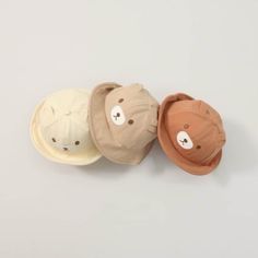 Keep your little one stylish and protected from the sun with this Cute Bear Face Bucket Hat for Baby Toddler. This brim summer hat is perfect for kids aged 6 to 24 months and features an adorable bear face design. - Brim: The hat's wide brim provides excellent sun protection, keeping your baby's face, neck, and ears safe from harmful UV rays. - Elastic Strap: The elastic strap ensures a secure fit, so the hat stays in place even during active playtime. - Cute Design: Your baby will look extra ad Hat For Baby, Bear Face, Summer Hat, Summer Bucket, Face Design, Bucket Hats, Cute Bear, Newborn Outfits, Cute Bears