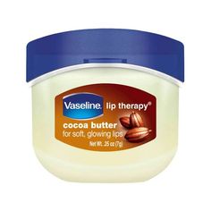 Vaseline® Lip Therapy® Cocoa Butter Lip Balm Vaseline Make up & Beauty 0.25oz Cocoa Butter Lip Balm, Vaseline Petroleum Jelly, Lip Balm Tin, Lip Treatments, Scented Lip Balm, Vaseline Lip Therapy, Lip Therapy