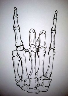 a drawing of a hand with two fingers