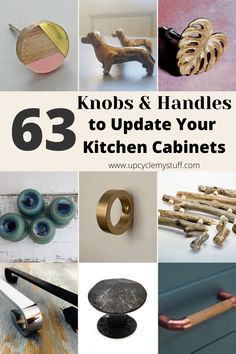 knobs and handles to update your kitchen cabinets