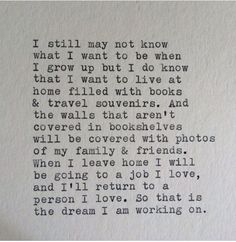 an old typewriter with the words i still may not know what i want to do