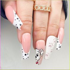 Nail Designs Easy, Easy Nail Design, Nail Designs Fall, Disney Acrylic Nails, Nail Designs Ideas, Nail Drawing