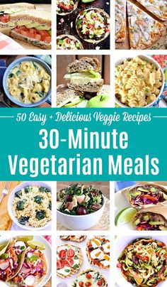 30 easy and delicious veggie recipes for vegetarian meals