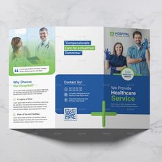 Medical Trifold Brochure Medical Brochure Design Layout, University Brochures, Medical Flyer, Company Brochure Design, Medical Brochure, Brochure Design Creative, Brochure Design Layout, Healthcare Business