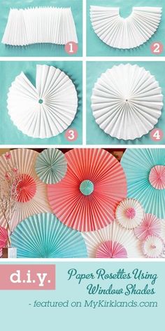 how to make paper fans for wall hangings