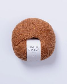 Tweed Supreme - Majo Garn— La Maillerie Different Types, Camel, Wool