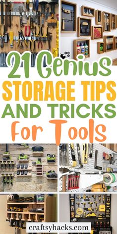 the top ten genius storage tips and tricks for tools