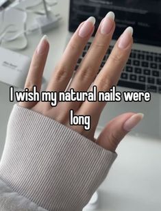 mine, don't repost || #whisper #whispers #fyp #foryoupage #real #relatable #aesthetic #girls #girlhood #whispering #pinterest #girlblog #girlblogger #nails #naturalnails #nailpolish #nailcare #nailtech #arylicnails #coquette #longnails #cutesy #sweater #tips #goals #care #selfcare Grow Nails Faster, How To Grow Nails, Blogger Girl, Girl Blog, Nail Tech, Natural Nails, Nail Care, Nail Polish