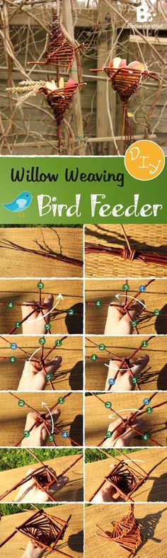 the instructions for how to make a wire birdhouse