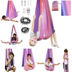 PRICES MAY VARY. ✨【Sensory Joy Swing】Sensory swing for kids indoor help your children relax and get their bearings in. The wonderful experience and sensory input will let your kids spend hours in.The swinging motion paired with compression provides the perfect vestibular autism sensory input.It's great way for your child to end a stressful day! ✨【Double Layer Fabric】55''(H) * 59''(W).The Double layer fabric of sensory therapy swing is made of quality nylon and polyester that is stretch-resistant Sensory Swing, Sensory Input, Sensory Therapy, Swing Design, Child Therapy, Gym Room, Outdoor Swing, Wet Cat Food, Jeans Kids