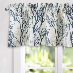 Elegant tree branch botanic pattern, abstract and modern aesthetics make your home/office more elegant. Our Tree Branch botanic pattern linen blend window valance is perfect for living room, bedroom, dining room, kids room or any indoor and outdoor space of your home. Hang this valance on its own, or pair with our DriftAway matching panels to give your windows a perfect finish. Color: Gray. Valances For Living Room, Ink Printing, Best Windows, Curtain Valance, Window Insulation, Window Valance, Valances, Linen Curtains, Room Darkening