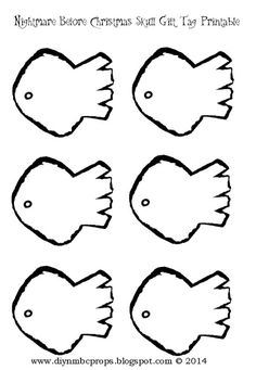 printable christmas fish templates for kids