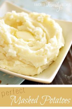 mashed potatoes in a white bowl on a table