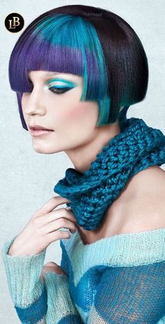 Cute Cuts, Teal Color, Color Combo, Teal Colors, About Hair, Makeup Art