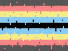 an old pixel style pattern with different colors and lines on the same color as shown in this image