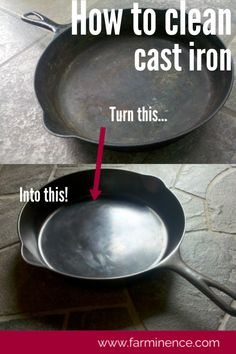 how to clean cast iron skillet with instructions on how to clean cast iron skillet