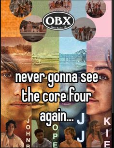 an advertisement for the movie, never gonna see the core four again