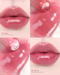 Romand Juicy Lasting Tint, Korean Lip Tint, Lip Gloss Balm, Beauty Makeup Tutorial, Shiny Lips, Juicy Lips, Smooth Lips, Glossy Lips, Lip Stain