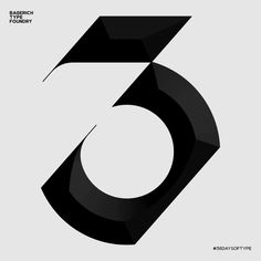 the number five is shown in black and white