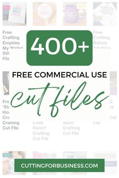 the free commercial use cut files are available for purchase on cuttingforbusiness com