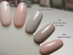 nude nail polish on Nails Neutral, Water Marble, Manicure Gel, Colorful Nail, Color Nails, Career Education