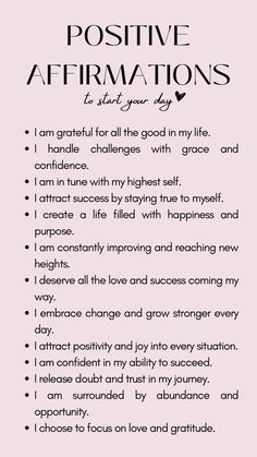 an affirmation poem with the words i am grateful for all the good in my life