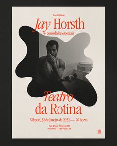 the poster for jay horsh's concert featuring his guitar