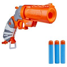 The Nerf Fortnite Flare blaster is inspired by the equipment used in Fortnite and captures the look of the one from the popular video game! The blaster features break-open dart loading: the front of the blaster swings down to access the chamber inside. Load 1 dart into the chamber, close the blaster, then pull down the priming handle and pull the trigger to unleash the dart at your target. The Nerf Fortnite Flare blaster includes 3 Official Nerf Mega darts that make a whistling sound as they fly Outdoor Summer Games, Homeless Bags, Summer Outdoor Games, Nerf Darts, Plastic Soldier, Game Face, Summer Games, Outdoor Summer, Epic Games