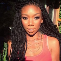 Different Hairstyles For Black Women, Marley Twist Hairstyles, Brandy Norwood, Marley Twist, Natural Hair Weaves, Cute Natural Hairstyles, Black Guy, Hair Locs, Ghana Braids