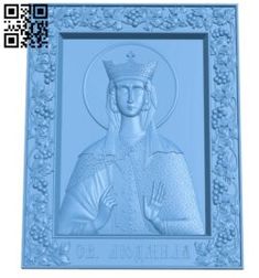 an image of the icon of jesus christ in blue glass with flowers and vines around it