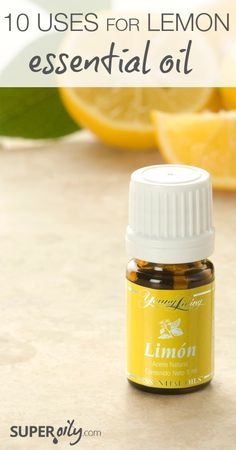 10 super fantastic uses for lemon essential oil. Probably one of my favorite oils to have in the house. Lemon Essential Oil, Oil Remedies, Yl Essential Oils, Living Essentials Oils, Living Essentials, Lemon Oil, Young Living Oils, Doterra Oils, Best Essential Oils