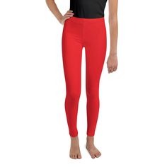 Red is such a bold and strong color and our designers have made the brightest red possible for the Gearbunch Solid Hot Red Youth Leggings.
The super soft stretchy fabric and snug elastic waist make these printed leggings perfect for all your favorite sports and hobbies.
Be Happy, Be Bright, Be You with Gearbunch. High Stretch Red Athleisure Leggings, Red Full-length Athleisure Leggings, Red Full Length Athleisure Leggings, Red Compression Leggings For Yoga, Red Compression Yoga Leggings, Red Tight Activewear For Yoga, Red Yoga Leggings, Red Tight Fit Activewear For Yoga, Red Full-length Yoga Pants