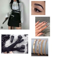 Outfit Collage, Miu Miu Ballet Flats, Kpop Fashion Outfits, Kpop Fashion, Stage Outfits, Cute Outfits, Fashion Outfits, Heels