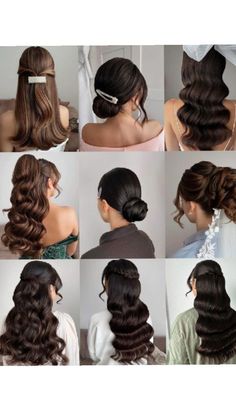 Hairstyle For Prom, Elegance Hair, Hair Puff, Simple Prom Hair, Guest Hair, Edgy Haircuts, Simple Wedding Hairstyles, Prom Hairstyles For Long Hair