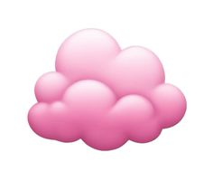 a pink cloud is floating in the air