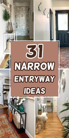 Transform your narrow entryway with 31 clever ideas you’ll love! Create a stylish, functional space with smart storage and decor tips for a warm welcome. Narrow Entryway Ideas, Functional Space, Smart Storage, Grand Entrance, Clever Ideas, Decor Tips, Entrance