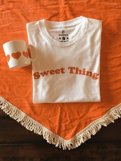 Sweet Thing Tee Appearance Goals, Graphic Shirts Women, Shirt Inspiration, Cute Words, Future Wardrobe, Cute Shirt Designs, Vintage Inspired Jewelry, Store Ideas, Jewellery Accessories